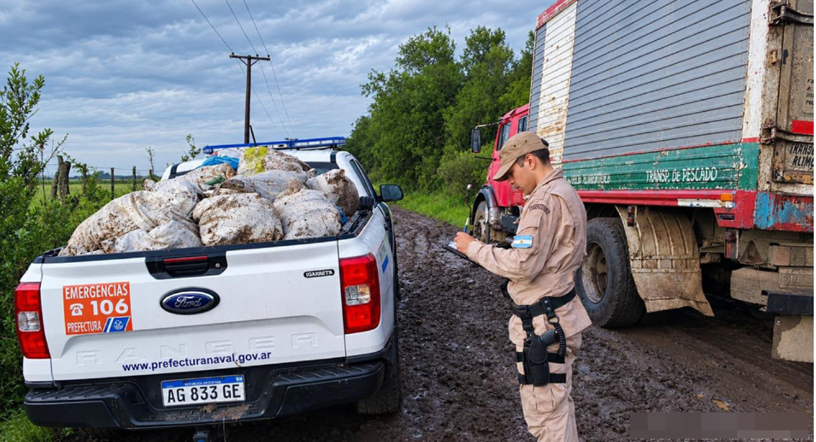 Gualeguaychú: Prefectura decomisó más de 700 kilos de pescado transportados de manera irregular